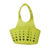 绿色 厨房置物架水槽塑料沥水篮收纳挂篮厨房小用品收纳架沥水架用品