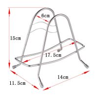 加粗不锈钢砧板架(单个装) 304不锈钢菜板架家用厨房置物架沥水锅盖架储重物5.0线加粗砧板架