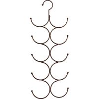 10环古铜色 多功能挂钩挂围巾架子家用领结帽子收纳神器丝巾圈环领带架