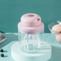 粉色 打蛋器家用迷你小型蛋糕机全自动奶油打发器搅拌棒烘焙工具手动