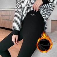 海狸绒-黑色[适合0-15度] 均码 [适合80-120斤] 东北特厚羊羔绒打底裤女外穿冬季加绒加厚棉裤保暖高腰秋裤