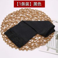 黑色 大码 冰丝安全裤女配裙子防走光二合一蕾丝薄款三分打底裤200斤胖mm