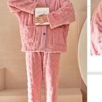 SBS-2022#单裤子 M 情侣睡衣家居服珊瑚法兰绒两件男女睡衣ins潮长袖长裤春秋冬青年