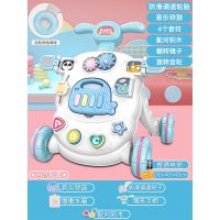 星耀版[电池款]送增重水箱 蓝 宝宝学步车手推车防侧翻学走路助步车婴儿玩具6-18个月