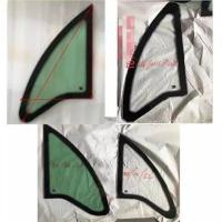 下宽32*高50*对角69绿色左边 江浙沪安徽山东河南河北广东 电动封闭三轮车四轮车半篷侧门钢化珠峰 三角带弧前边月牙小