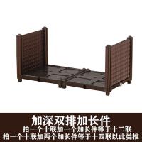 加深双排加长件 阳台蔬菜种植箱阳台种菜顶楼种菜神器抗晒大号户外菜园长方形花盆