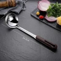 304加厚 汤勺 304不锈钢厨具四件套锅铲防烫加厚炒菜铲子厨房铲勺套装漏勺汤勺