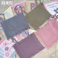 粉色 均码 60斤~130[无海绵垫有弹性] 95%棉夏季司马克小吊带背心女士打底衫短款背心女衫修身性感内搭