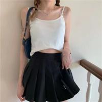 白色 S [关注店铺,优先发货] 小吊带背心短款女外穿夏季修身洋气内搭吊带上衣内穿打底衫女学生