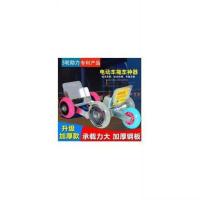 图片色 三轮车可骑行可转向爆胎拖车器轮子电动摩托车省劲破胎助推器大型