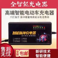 48V12AH 智能六灯 六灯智能脉冲+修复+充满断电 电动车电瓶充电器48V12AH60V20AH30AH72伏爱玛雅