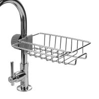 置物架朝右款(厂家专门定制) 水龙头置物架/朝右款 不锈钢沥水篮厨房水槽用品卫生间浴室收纳架