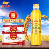 稻米油400ml+面片120g*2 金龙鱼油米组合稻米油400ml小瓶食用油原香稻大米500g送礼伴手