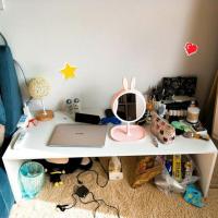 60长30宽30高 象牙白 长条桌矮桌飘窗桌日式榻榻米茶几懒人电脑桌炕桌地桌子坐地化妆桌