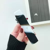黑白 送挂绳 柚子yooz保护套 柚子一代二代通用硅胶软壳皮套