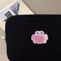 黑色 kaws 普通款(11寸及以内) 苹果电脑包卡通内胆包11寸iPad包可爱保护套ins保护包平板收纳包