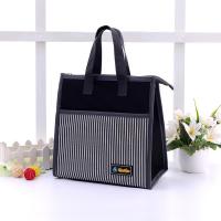 黑色-055 饭盒保温袋子加厚铝箔小学生上班族装午餐包餐盒手提便当包饭袋子