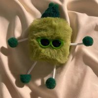 绿毛绒戴眼镜手脚耳机套 Ling0福袋(随机) 卡通戴眼镜手脚怪airpods耳机套适用苹果1/2/3pro无线蓝牙保护