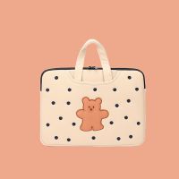饼干小熊[有拉杆箱带] 华为10.1-10.8寸 手提笔记本可爱卡通电脑包适用于苹果13.3联想华为14/15寸15.6