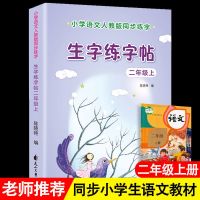 生字练字帖二年级上 小学生二年级生字练字帖上下册2年级小学人教版生字注音控笔训练