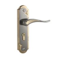 [A款]一副把手 室内门锁卧室门锁三件套小50双舌装饰压把锁家用静音锁执手通用型