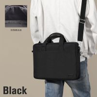12寸 简约版[珍珠棉夹层内里]-酷黑 电脑包适用小米华为联想苹果戴尔华硕14/15.6寸17.3男女13寸单肩