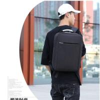 [金属提手]无标双肩[黑色] 电脑包男女双肩笔记本包15.6寸14寸戴尔联想大容量背包学生包