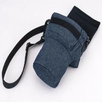 牛仔蓝-小号 斜挎加厚猪头包尼康 索尼 佳能单反相机包 套机包可爱内胆包套