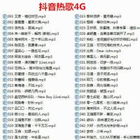 4GB 内存卡+200首热歌 汽车载MP3音乐内存卡4G32g16g高速行车记录仪TF监控卡手机sd歌曲
