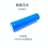 18650锂电池[1200毫安] 大容量18650锂电池2200mAh可充电池风扇台灯交流电池充电器充电座