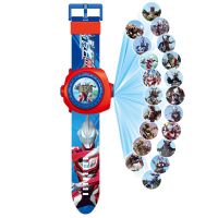 奥特曼手表[20图投影] 惊喜娃汪汪队冰雪白雪艾莎公主电子表男女孩儿童卡通投影手表玩具