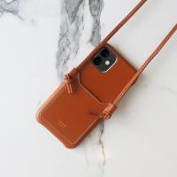 12[Celin棕褐色]斜挎 iPhone12promax手机壳8p7挂绳斜挎苹果12pro/xsmax零钱卡包一体11