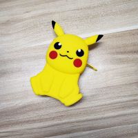 零钱包黄色比卡丘 日韩创意耳机收纳包潮可爱卡通数据线充电器收纳盒迷你零钱包防摔