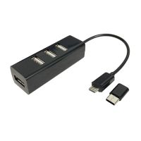 一拖四转换器(连接电脑键鼠)_破损_拍前请咨询客服 安卓插口+type转接头 手机键盘鼠标套装打字聊天神器手机大支架皮套