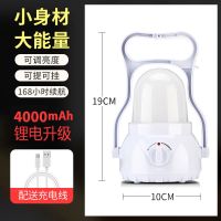 4000mAh白色6-30小时续航 超亮帐篷灯露营灯充电应急家用营地户外野营LED照明投光手提马灯