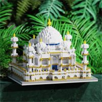 泰姬陵2658颗粒+送工具 大型高难度微颗粒积木迪士尼城堡泰姬陵装饰摆件玩具女孩系列礼物