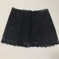 黑色14cm 均码80-105斤(一双装2只) 蕾丝护肘遮疤袖套遮纹身大臂胳膊套透气胖人手腕脚腕套多功能护套