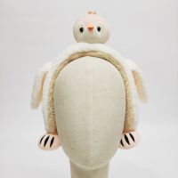 企鹅短版(白色) 耳套冬天女耳罩保暖女耳朵会动企鹅耳暖冬季可爱耳包学生护耳捂子