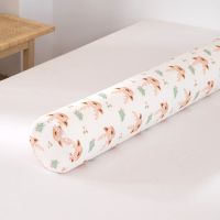 麋鹿[93%天然乳胶+全棉枕套] 60x10cm[小巧可爱解压安抚] 泰国天然乳胶圆柱床上长条大抱枕男女生沙发客厅睡觉靠