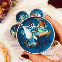 单罐 蓝原创手工蜡烛 香薰大豆蜡 烛台浪漫