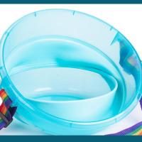 小号6升 无盖 黑坑特大号开饵盆带盖不沾饵超大钓鱼饵料和饵盆深款活鱼折叠桶