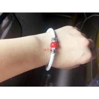 皮革安卓接头(粉色) 其他 创意手环手链安卓快充线便携5苹果6充电宝7短线Type-c通用数据线