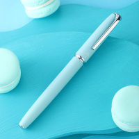 天青色 0.35mm明尖[送品质墨水+墨囊笔套] 官方标配 明尖 毕加索钢笔916樱花粉马卡龙系列学生练字专用女士高档精