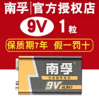 9V 单粒价 电池9V碱性方块九伏6LR61电池6F22叠层电池方形玩具遥控器烟
