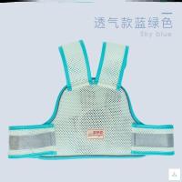透气款蓝绿色-H87 背带防摔骑车儿童摩托车神器腰带绑绳后座幼儿电动车安全带双绑带