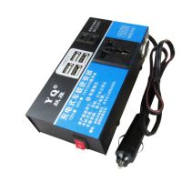 LT4-12V24V通用转换器 车载逆变器12v24v转220v电源多功能转换器汽车货车插座快速充电器