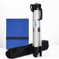 思影PB1200投影仪支架落地三脚架家用投影仪架子投影机通用铝合金便携三角架带托盘移动升降支架置物架