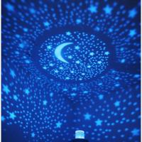 伊人蓝光+3节5号电池 星空灯投影仪卧室浪漫生日礼物女生星光灯满天星男礼物小夜灯