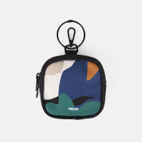 RW01-A 原创锁匙包拼色印花零钱包迷你耳机小方包钥匙卡包挂饰包