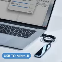 [深空灰]SSD硬盘盒『USB TO Micro-B』 2.5英寸适用硬盘外接盒移动硬盘盒子usb3.0机械固态ssd台
